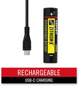 Coast XPH30R 1200 Lumen USB-C Rechargeable Dual Power Headlamp with Twist Focus Beam and Magnetic Base