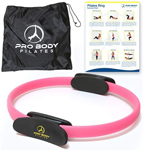 ProBody Pilates Fitness Ring – 14 Inch Pilates Ring for Focusing on Toning Inner Thighs, Arms, and Core
