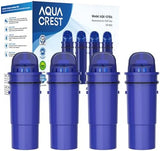 AQUA CREST Replacement for All Pur® Pitcher Water Filters, CRF950Z, PPF951K, DS1811Z, PPT711, CR-1100C and More Pur® Plus Dispenser Water Filters Replacement, NSF Certified Filters, 4 Packs