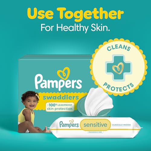 Pampers Baby Diapers - Swaddlers - Size 4, 66 Count, Ultra Absorbent Disposable Infant Diaper