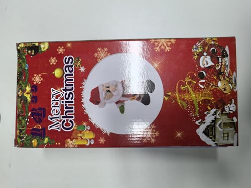 SdeNow Twerking Santa Claus,Booty Shaking Santa Dancing Santa Claus with Music Singing Animated Christmas Santa Toys for Kids- English Song