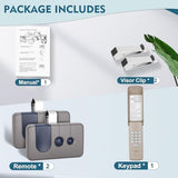 2 for Sears Craftsman Garage Door Remote 53680 139.53680 53681 139.53681 HBW1255 971LM, for RED/ORANGE Learn Button ONLY(1997-2005)1 for Garage Door Opener Keypad,877max G940EV-P2 CMXZDCG440 Universal