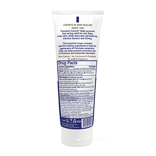 TriDerma Psoriasis Control Face and Body Cream, 4.2 Ounces, 4 Pack