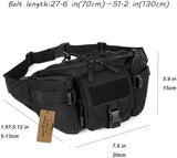 ArcEnCiel Tactical Fanny Pack for Men Waist Bag Hip Belt Outdoor Hiking Fishing Bumbag with Patch