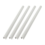 Oniissy 4pcs Radiator Pipe Covers 15 * 200mm/300mm/500mm Radiator Pipe Covers Black White, Radiator Pipe Covers Radiator Pipe Covers Pipe Decorative Cover(White-300mm)