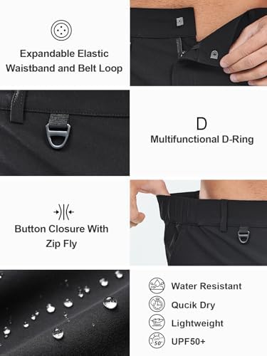NORTHYARD Men's Casual Cargo Shorts Lightweight 9" Hiking Golf Work Quick Dry Camping Outdoor Travel Fishing with 7 Pockets