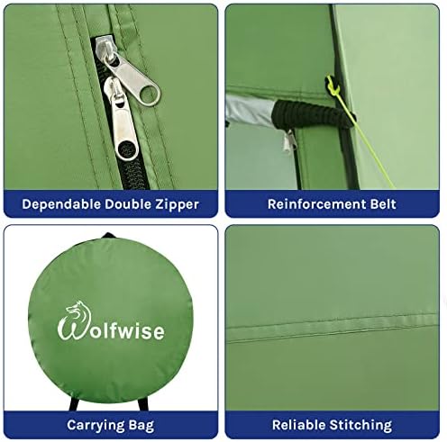 WolfWise Pop Up Privacy Shower Tent