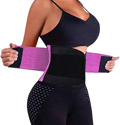 VENUZOR Waist Trainer Belt for Women - Waist Cincher Trimmer - Slimming Body Shaper Belt - Sport Girdle Belt (UP Graded)