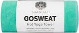 Shandali GoSweat Non-Slip Hot Yoga Towel with Super-Absorbent Soft Suede Microfiber in Many Colors, for Bikram Pilates and Yoga Mats.