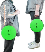 Boreeman Upgraded Folding Stool Lightweight Yet More Sturdy with Load Capacity 400lbs Portable Collapsible Stool for Camping Fishing Hiking BBQ (Green)