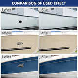 Globalcom Fiberglass Boat Repair Kit, (Color Match) Gel Coat Repair Kit for Boats, Marine Fiberglass Repair Kit for Boats, Epoxy Filler for Boats, Fiberglass Repair Kit Fix Holes Chips Pit Cracks