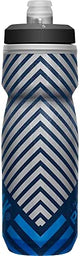 CamelBak Podium Chill Insulated Bike Water Bottle - Easy Squeeze Bottle - Fits Most Bike Cages - 21oz, Navy Stripe