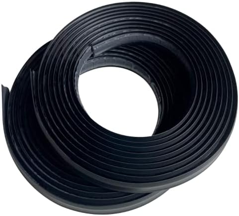 InstaTrim Black New & Improved Caulk Trim, 1/2" by 10', 2-Pack, Flexible, Waterproof for Bathroom, Floors, and Walls | Easy Installation | No Mess, Stain Resistant | Mold Resistant Finish