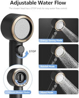 Portable Shower – 8000mAh Rechargeable Camping Shower, 6.0L/min Portable Shower Pump, Outdoor Shower for Camping, Hiking, Traveling, Washing