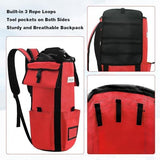 AOLEBA Arborist Rope Storage Bag Tree Climbing Rock Rope Bucket Backpack Rope Storage Bag Large Capacity 1680D Thicken Nylon Material with Hand Straps, Side Pockets