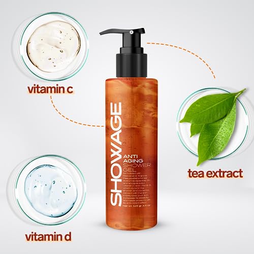 Anti Aging Shower Gel, Moisturizing Body Cleanser, Cleansing and Firming Anti Aging Body Wash, 4.4 Oz (1)