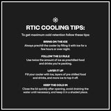 RTIC 8 QT Road Trip Personal Cooler, Small, Compact, Insulated, Portable Ice Chest Box for Food, Drink, Beverage, Beach, Camping, Picnic, Fishing, Boat, 12-Can Capacity