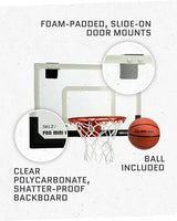 SKLZ Pro Mini Indoor Basketball Hoop - Over The Door – Portable - Great for Home, Dorms, Offices, and Gifts