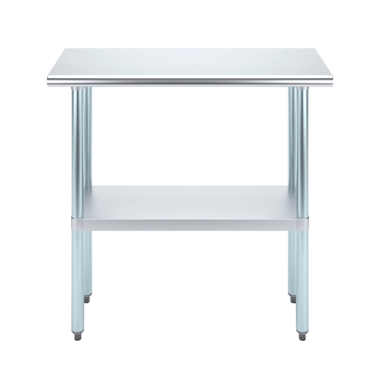 AmGood 14 in. x 36 in. Stainless Steel Work Table | Metal Kitchen Food Prep Table | NSF