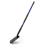 CGRNT 4-Inch Heavy Duty Trench Shovel with Blue Handle, Narrow Trenching Spade for Digging, Gardening & Landscaping, 56 Inch Professional Grade Tool for Irrigation & Rocky Soil