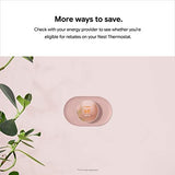 Google Nest Thermostat - Smart Thermostat for Home - Programmable Wifi Thermostat - Snow (Renewed)