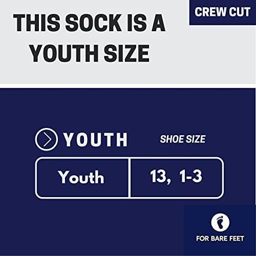 For Bare Feet Youth NFL 4-Stripe Deuce Quarter-Length Socks