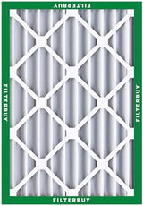 Filterbuy 16x20x4 Air Filter MERV 8 Dust Defense (6-Pack), Pleated HVAC AC Furnace Air Filters Replacement (Actual Size: 15.50 x 19.50 x 3.63 Inches)