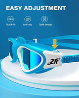 ZIONOR Kids Swim Goggles, G1 MINI UV Protection Anti-Fog Polarized Swimming Goggles for Age 6-14