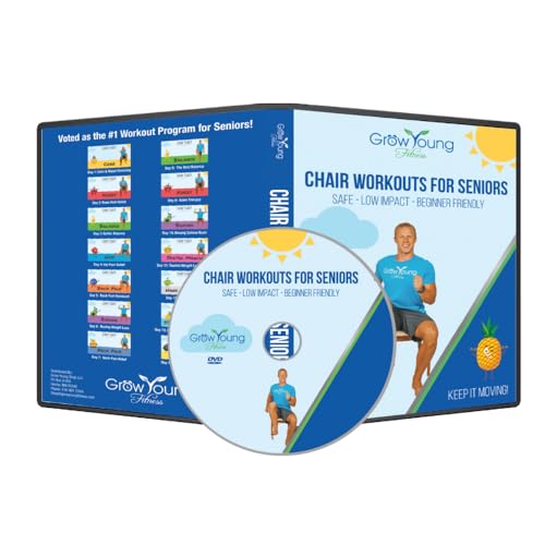 Grow Young Fitness Weight Loss Jump Start Exercise for Seniors - Low Impact Workouts From Home - Simple, Safe, Effective Chair Workout DVD for Elderly