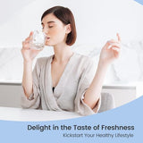 AQUA CREST Replacement for Brita® Filter, Brita® Water Pitchers and Dispensers, Classic OB03, Mavea® 107007, and More, NSF Certified Pitcher Water Filter, 1 Year Filter Supply, 6 Count