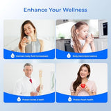 Waterdrop WD-MNR35 Remineralization Filter, 1/4" Quick Connect Mineral Filter for Undersink Reverse Osmosis System, Restore Essential Minerals for RO System, RO Mineral Filter System, 2-Pack