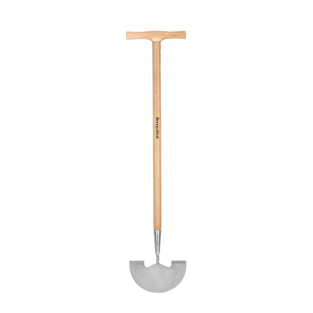 Berry&Bird Manual Lawn Edger Tool, 39’’ Stainless Steel Half Moon Edger
