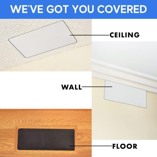 SEAL360 Magnetic Vent Covers (3-Pack), Pockets for Complete Seal, 5.5" X 12" (Brown) for Floor, Wall, or Ceiling Vents and Air Registers, for RV, Home HVAC and AC Vents, Vent Not Included