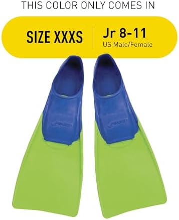 FINIS Long Floating Swim Fins - Training Fins for All Ages - Improves Kick Technique & Body Position