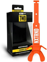 Nxtrnd Two Football Mouth Guard, Football Mouthpiece with Strap, Fits Adult & Youth (Orange)