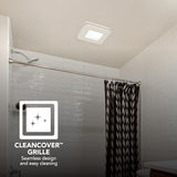 Broan-NuTone® BEL8 Bathroom Exhaust Fan w/LED Light, 80 CFM, ENERGY STAR® Exhaust Fan, 1.5 Sones