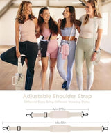 dabria Water Bottle Carrier Bag with Phone Pocket for Stanley 40/30 oz Tumbler Neoprene Water Bottle Holder Pouch with Adjustable Strap Bollus with Straw Cover & Carabiner for Stanley Cup Accessories