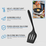 Camping Cooking Essentials Utensils Set - Camp Cookware Kitchen Accessories Kit, Camper Gear Must Haves, Stainless Steel & Silicone, RV Car Portable Outdoor Equipment Tool