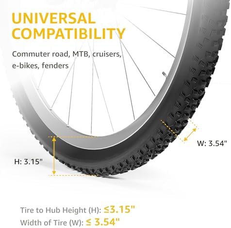 MONTEK Swivel Bike Wall Mount, Bike Hangers for Garage, Wall Mount Bike Rack, Space Saving Wall Bike Rack, Vertical Bike Rack Holds up to 66lbs,2 Pack