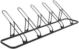 CyclingDeal Bike Rack Floor Parking Bike Stand for up to 6 Bicycles | Indoor, Home & Garage Storage Rack | Stable & Secure Bicycle Stand w/Tire Grooves Up to 29", Holding Plates & Custom Spacing
