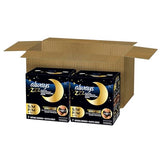 Always ZZZs Overnight Disposable Period Underwear for Women, Size S/M, Black Period Panties, Leakproof, 7 Count, Pack of 2 (14 Count Total)