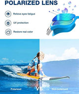 ZIONOR Kids Swim Goggles, G1 MINI UV Protection Anti-Fog Polarized Swimming Goggles for Age 6-14
