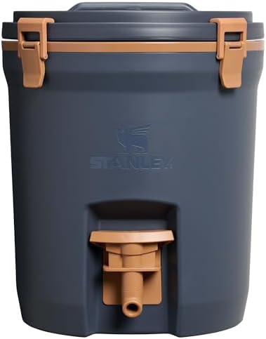 STANLEY Adventure 2 Gallon Fast Flow Water Jug, Ice Water Dispenser, Insulated Beverage Cooler with Easy Pour Spigot and Latched Foam Lid