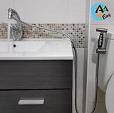 AVAbay® Sink Faucet Handheld Bidet Sprayer for Toilet I Bidet Attachment for Warm & Cold Water I Long 80" Hose Perfect for Feminine Hygiene, Cloth Diaper, Bathroom Toilet Cleaning
