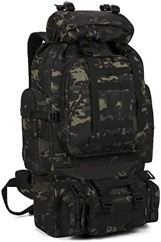 100L Camping Hiking Backpack,Molle military Tactical rucksack backpack,Waterproof Lightweight Hiking Backpack