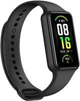 Amazfit Band 7 Fitness & Health Tracker for Women Men, 18-Day Battery Life, Alexa Built-in, 1.47”AMOLED Display, Heart Rate & SPO₂ Monitoring, 120 Sports Modes, 5 ATM Water Resistant, Black (Renewed)
