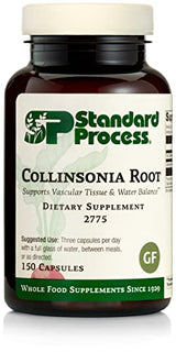 Standard Process Inc. Collinsonia Root - Whole Food Vascular Supplement, Digestive Health, Bladder Support, Digestion, and Kidney Support with Collinsonia Root -150 Capsules