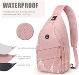 Crossbody Bags for Women Men Trendy Sling Bag Bakpack Casual Chest Bag with Convertible Shoulder Strap