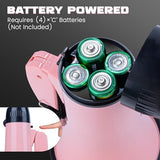 MyMealivos Portable Megaphone Bullhorn 20 Watt Power Megaphone Speaker Voice and Siren/Alarm Modes with Volume Control and Strap (Pink)