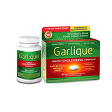 Garlique Garlic Extract Supplement, Healthy Cholesterol Formula, Odorless & Vegan-Friendly, 60 Caplets